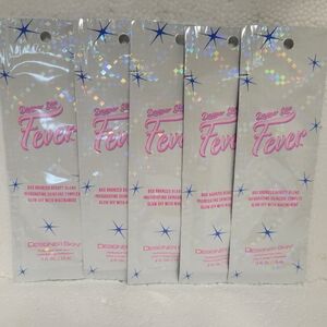 Designer Skin FEVER 85x Bronzer Tanning Lotion NEW 2024 Lot of 5 PACKETS PACKS
